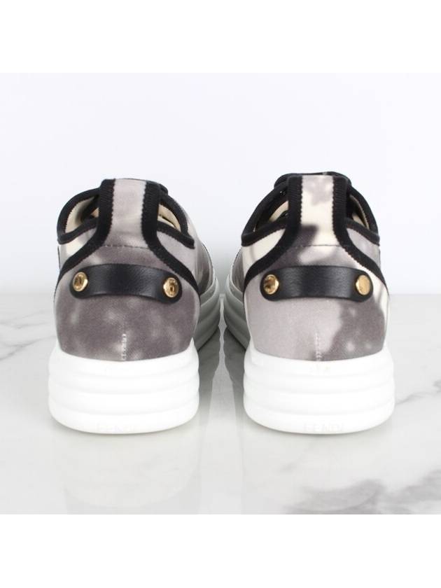 Luxury Fendi Floral Rise Minimalist Platform Sneakers 41 260
