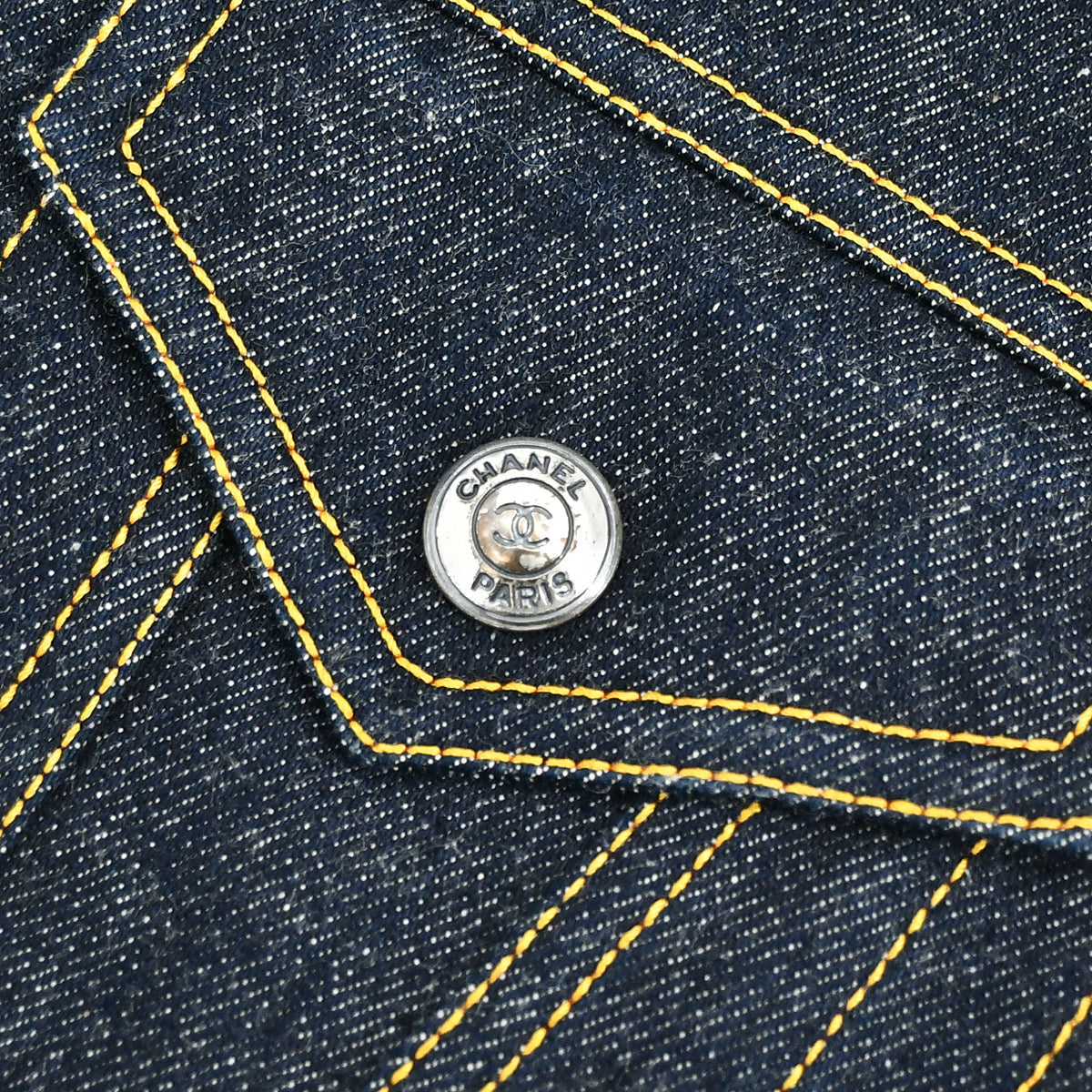 Luxury Chanel Spring 1997 denim jacket #38
