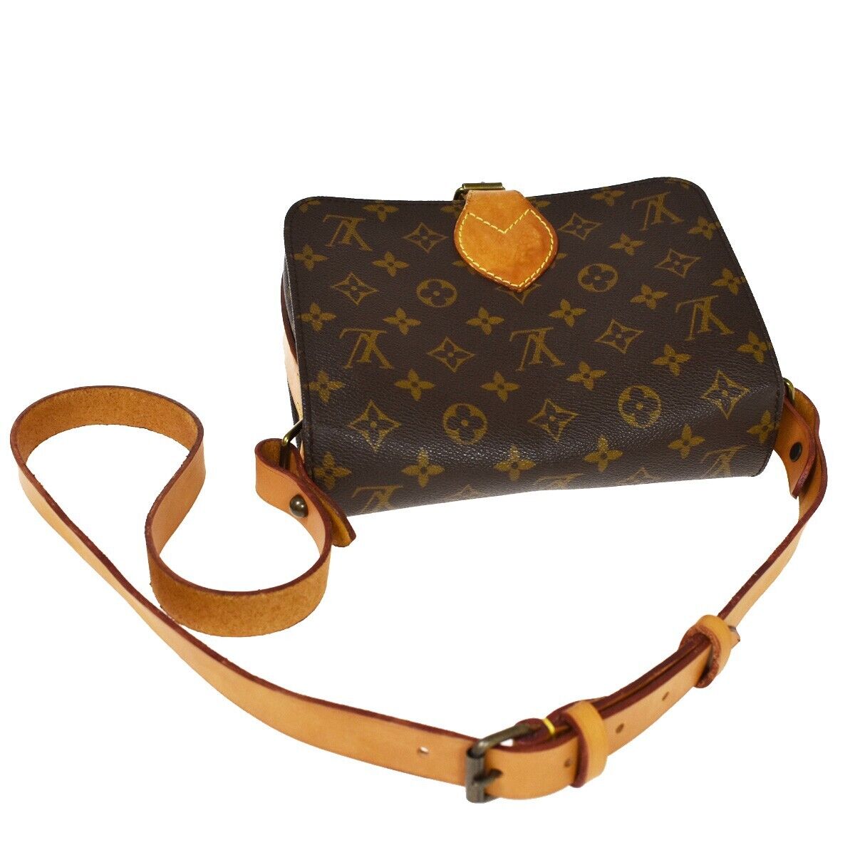 Louis Vuitton Cartouchiere Canvas Shoulder Bag ()