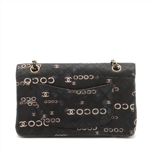 Chanel Matrasse Double Flap Double Chain Bag Black G 7th