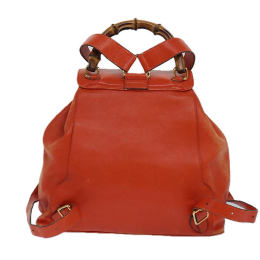 Luxury Gucci Trending 2025 Bamboo Leather Backpack Bag