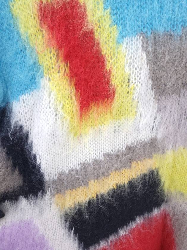 Luxury Fendi Multicolor mohair knit 38