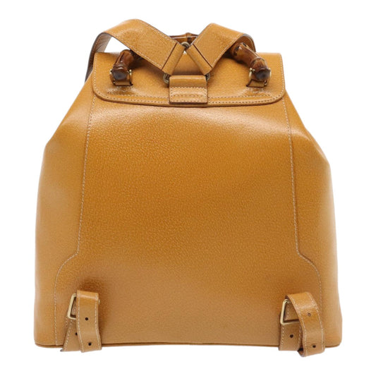 Gucci Bamboo Leather Backpack Bag ()