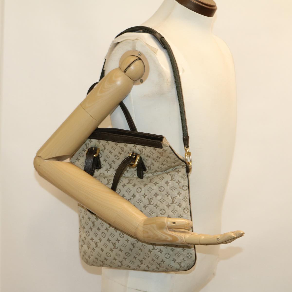 LOUIS VUITTON Monogram Mini Francoise 2Way Tote Bag Red M92210 LV 31164