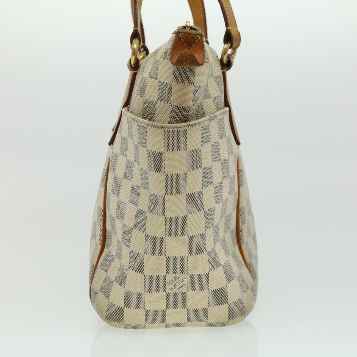 LOUIS VUITTON Damier Azur Totally PM Tote Bag N41280 LV 31236