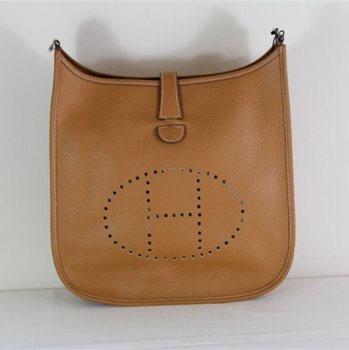 Luxury Hermes Evelyne III Crossbody Bag PM Light Coffee