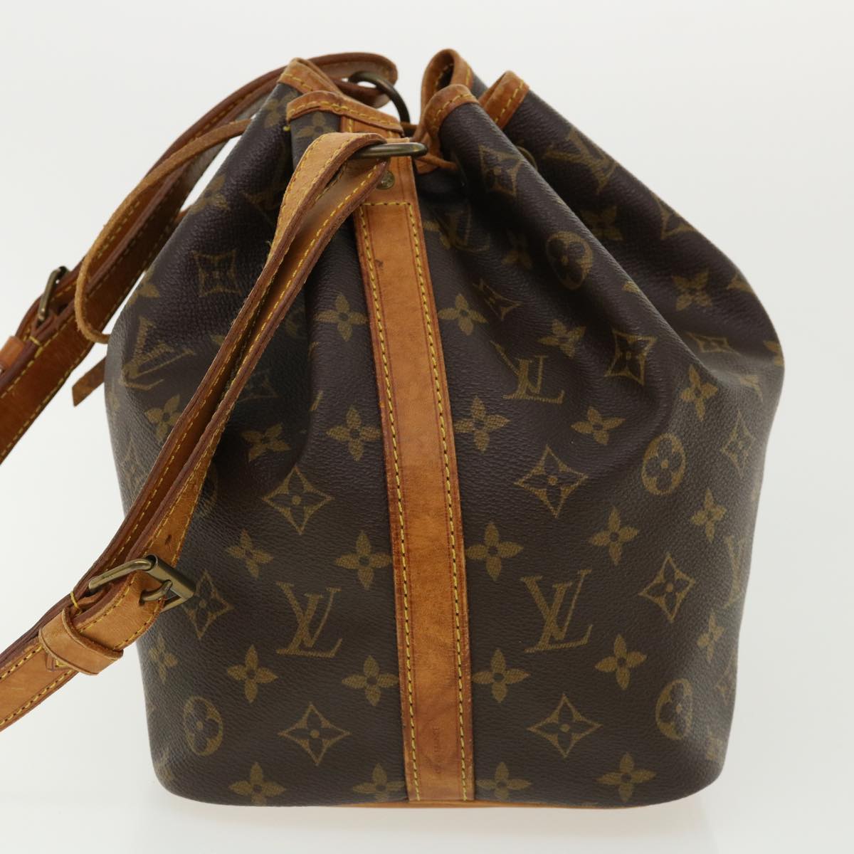 LOUIS VUITTON Monogram Petit Noe Shoulder Bag M42226 LV 31912