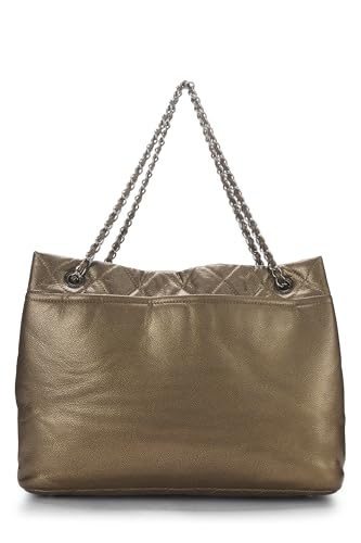 Chanel, Gold Caviar Timeless 'CC' Soft Shopper Large, Gold
