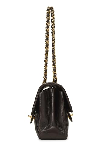 Chanel, Black Quilted Lambskin Double Sided Classic Flap Medium, Black