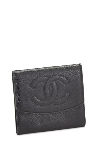 Chanel Black Caviar Timeless 'CC' Coin Purse, Black