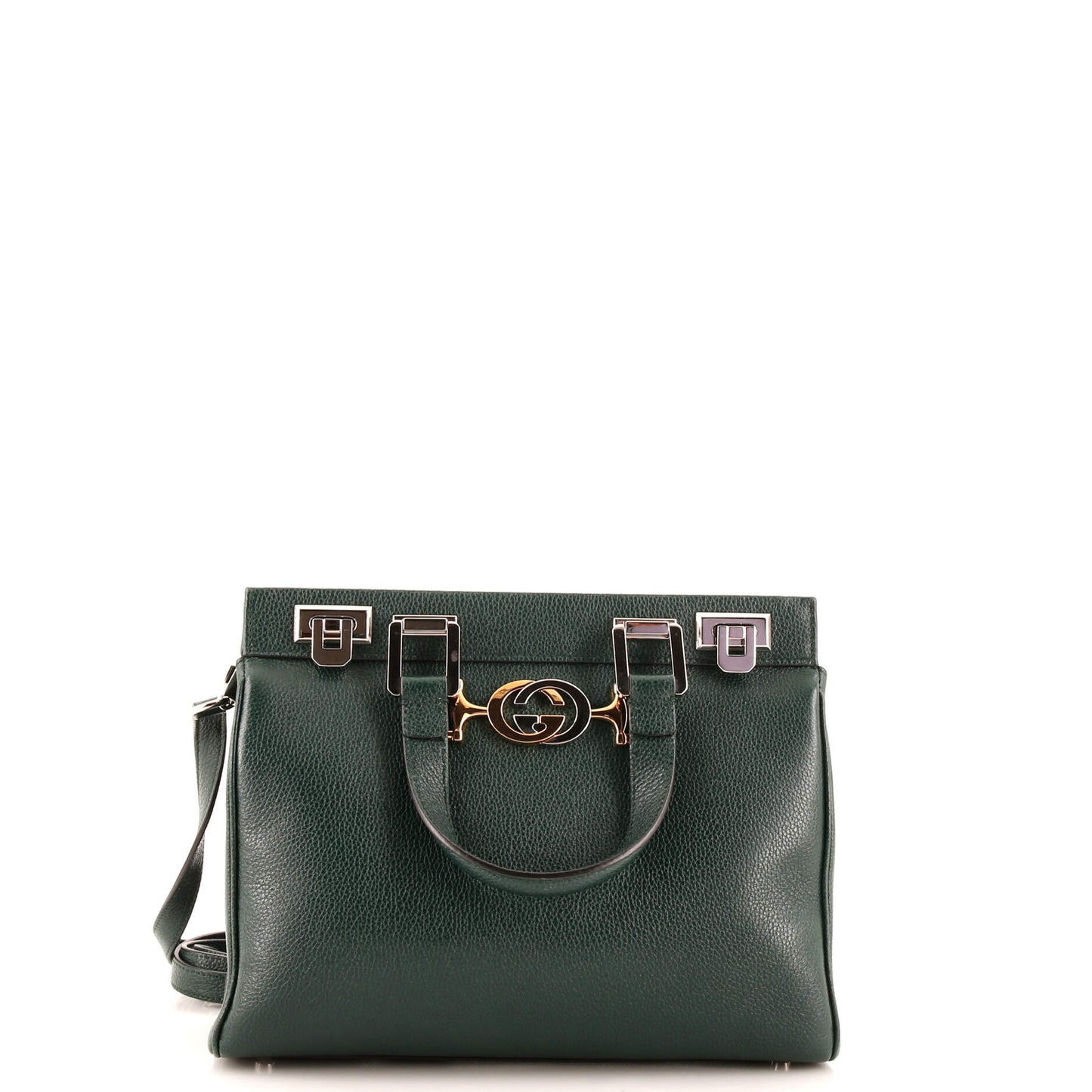 Luxury Gucci Trending 2025 Zumi Top Handle Bag Leather Small