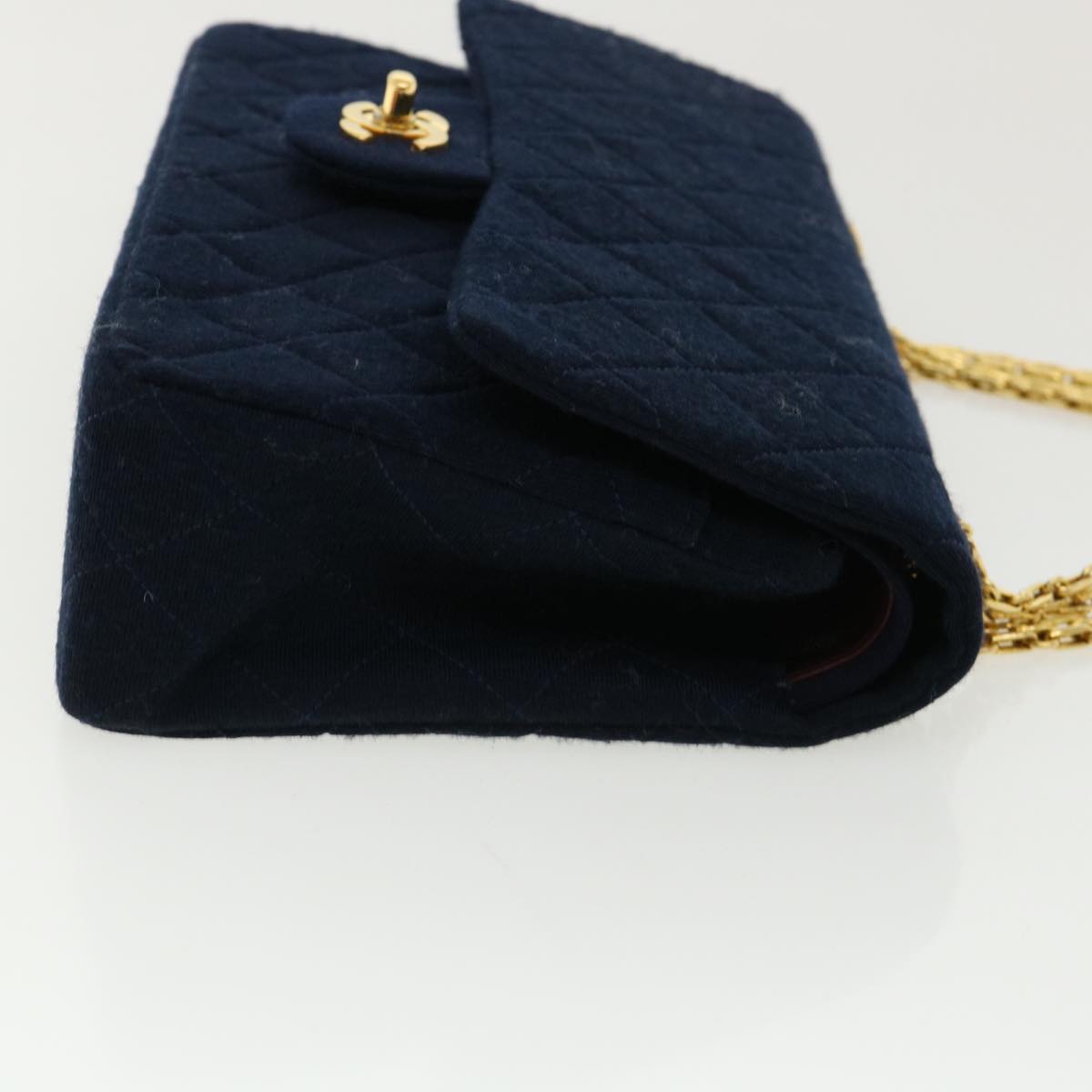 Luxury Chanel Matelasse 25 Shoulder Bag cotton Black CC 33162