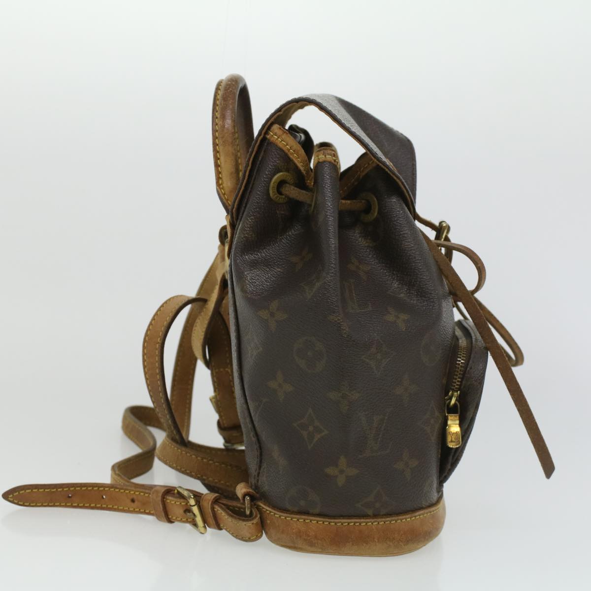 LOUIS VUITTON Monogram Montsouris PM Backpack M51137 LV 33338