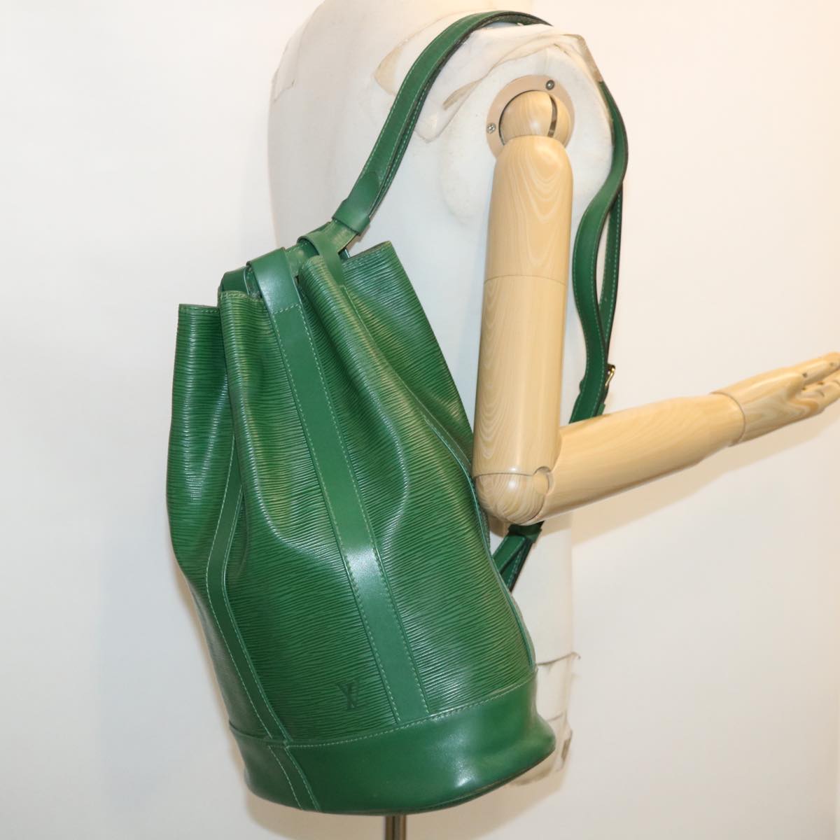 LOUIS VUITTON Epi Randonnee PM Shoulder Bag Green M52354 LV 33611