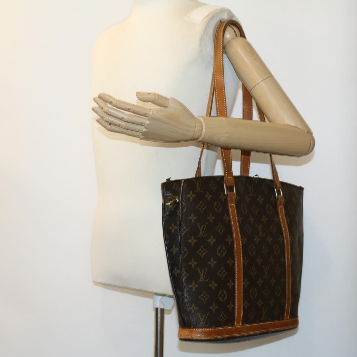 LOUIS VUITTON Monogram Babylone Tote Bag M51102 LV 33637
