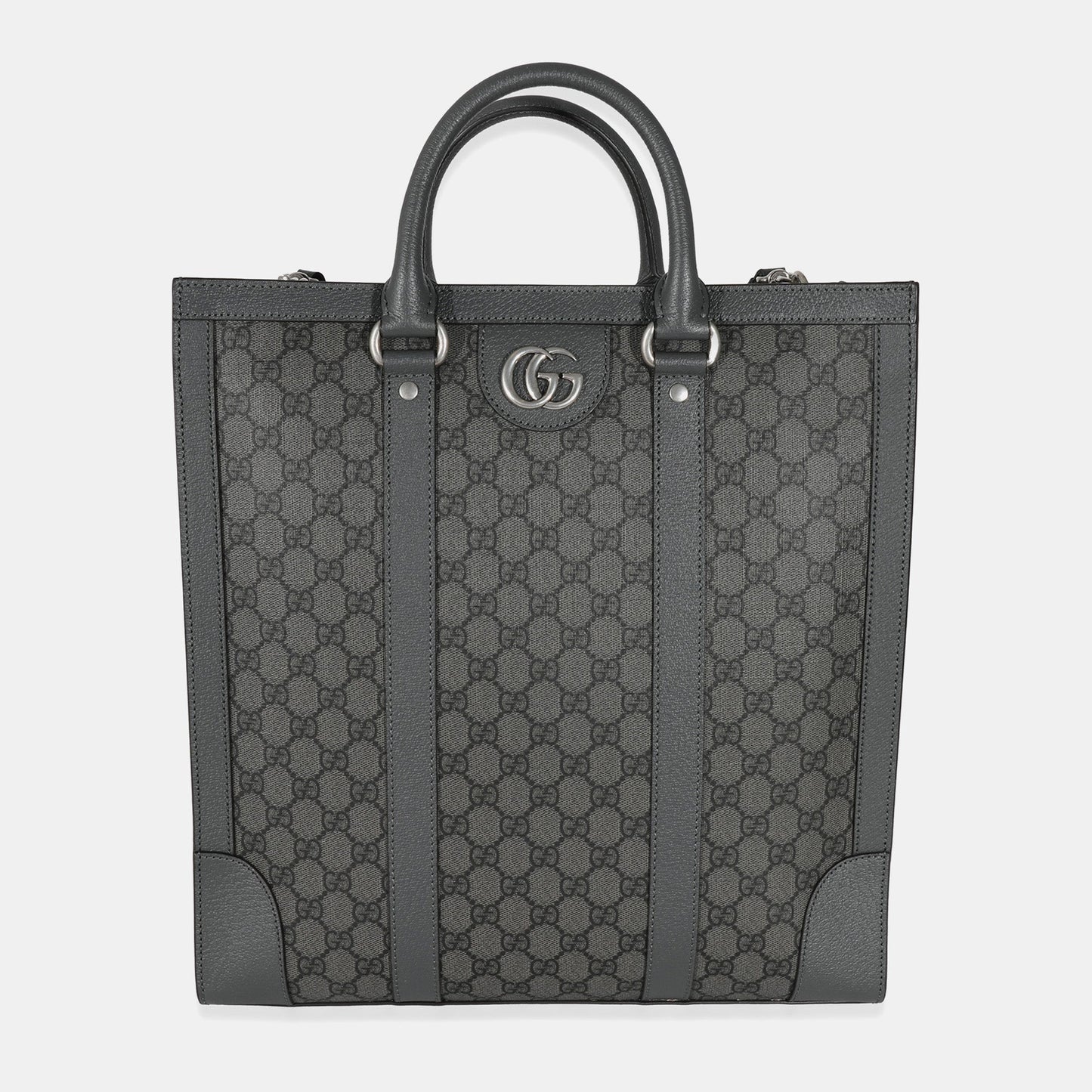Luxury Gucci Trending 2025 Grey GG Supreme Canvas Large Ophidia Tote Bag