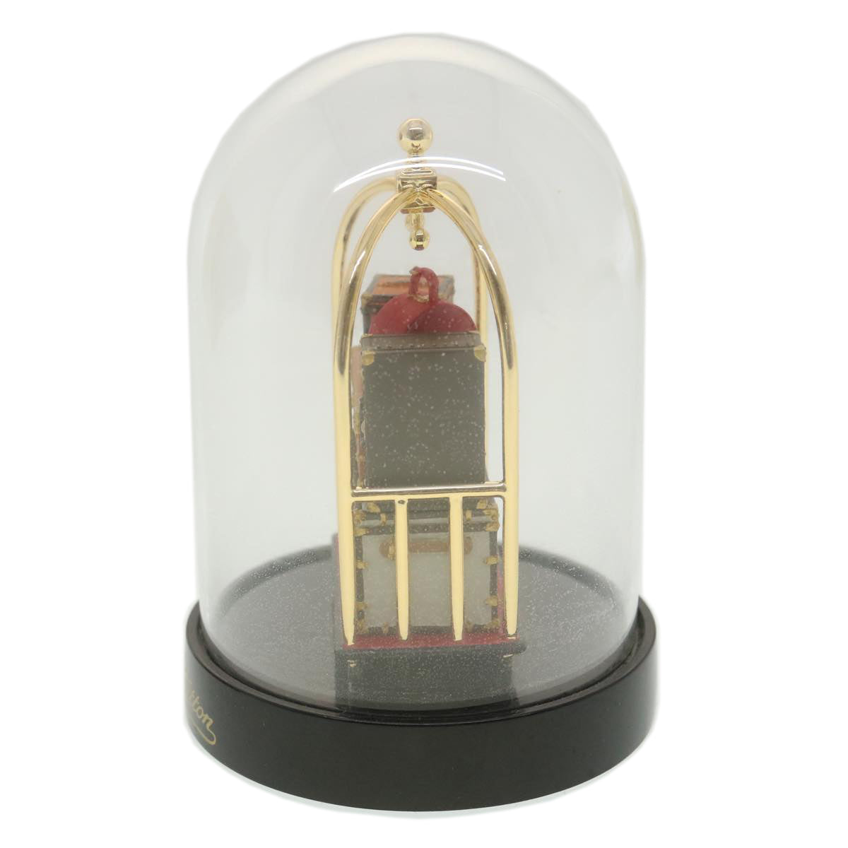 LOUIS VUITTON Snow Globe Hotel Trolley Clear M99407 LV 34227