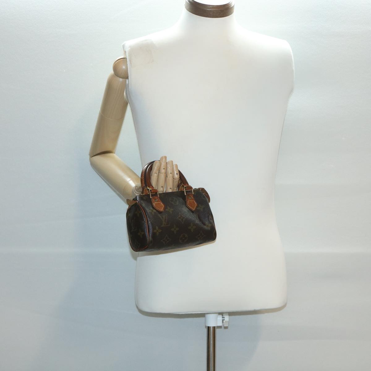 LOUIS VUITTON Monogram Mini Speedy Hand Bag M41534 LV 34286