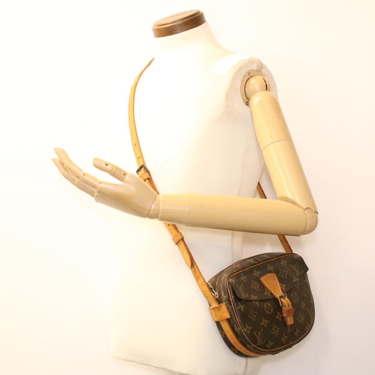 LOUIS VUITTON Monogram Jeune Fille PM Shoulder Bag M51227 LV 34373