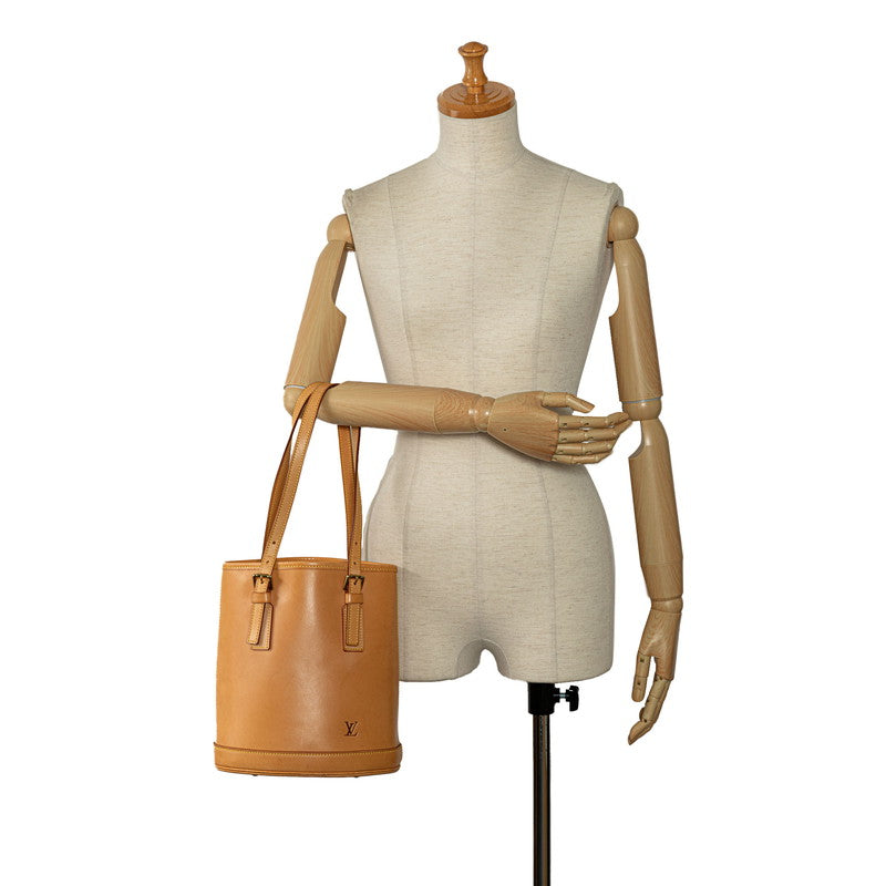 Louis Vuitton Bucket PM 20th Anniversary Handbag M85001 Brown Leather Louis Vuitton