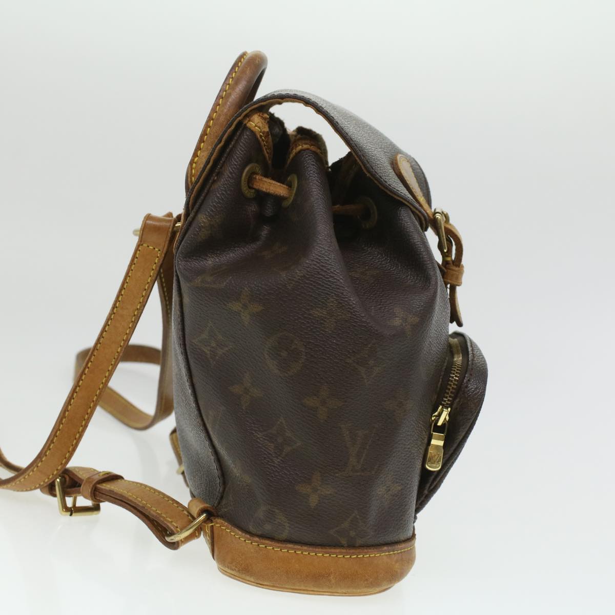 LOUIS VUITTON Monogram Montsouris PM Backpack M51137 LV 35340