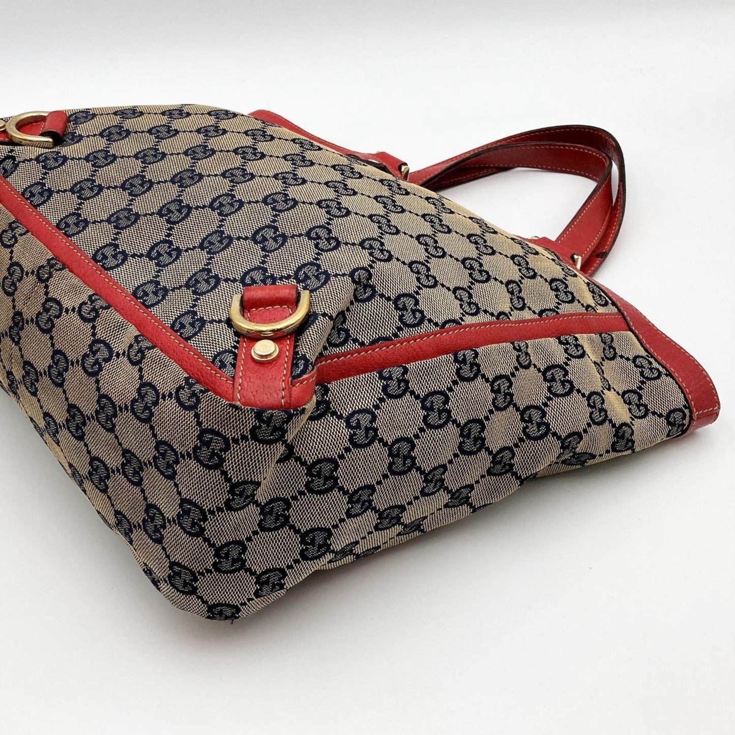 Luxury Gucci Trending 2025 Abbey Canvas Tote Bag ()
