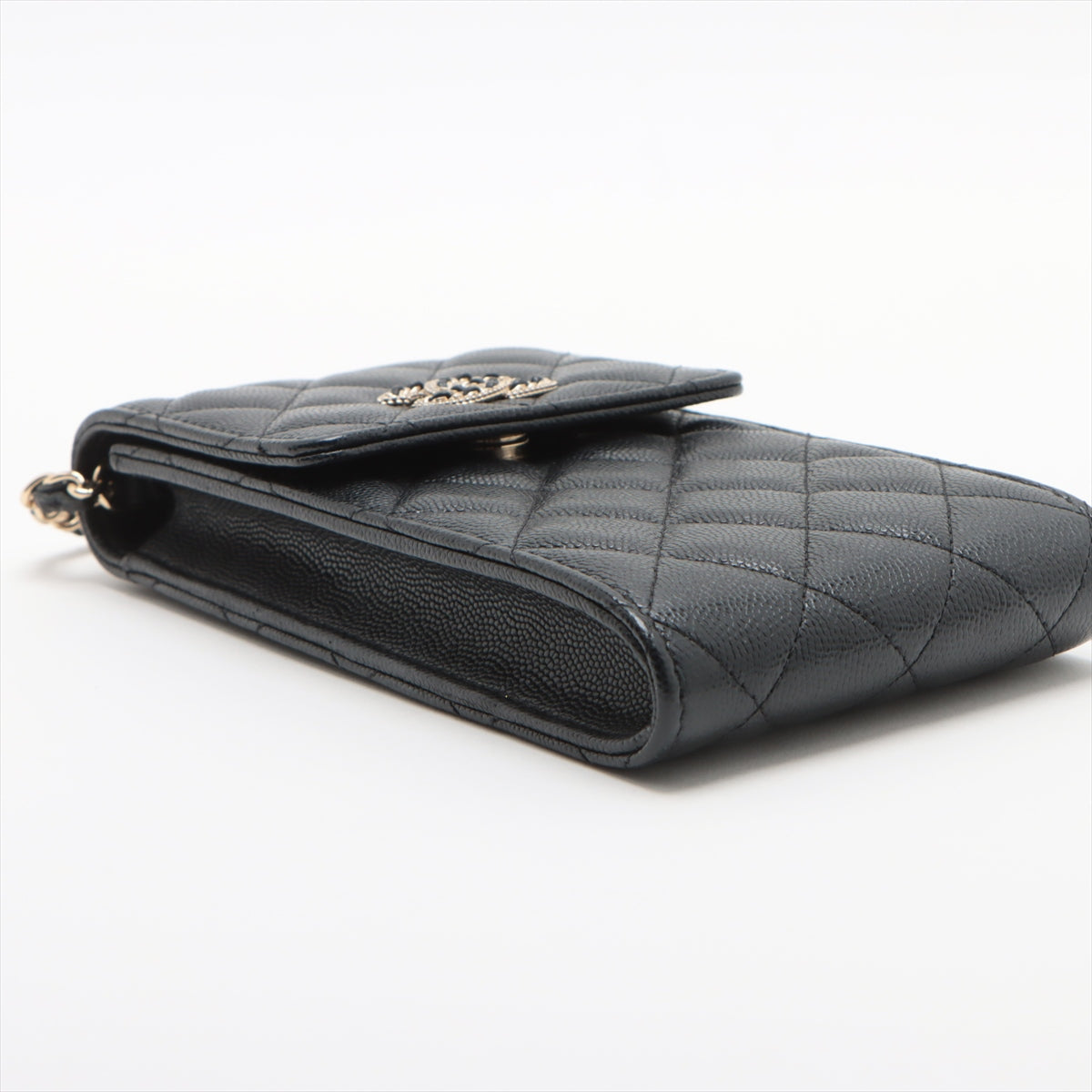 Chanel Matrasse Caviar S Chain Shoulder Bag Phone Case Black G 32rd
