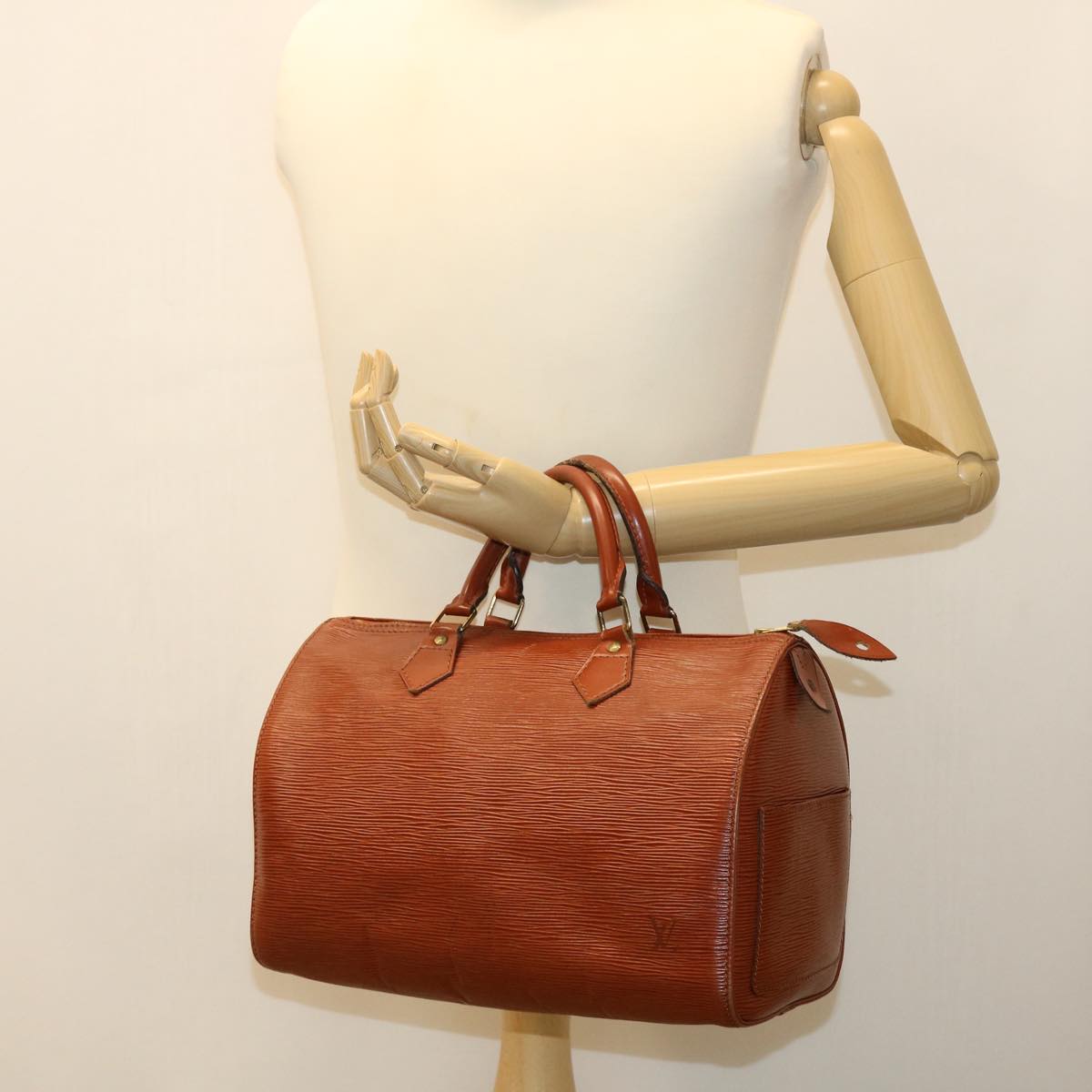 LOUIS VUITTON Epi Speedy 30 Hand Bag Kenya Brown M43003 LV 35531