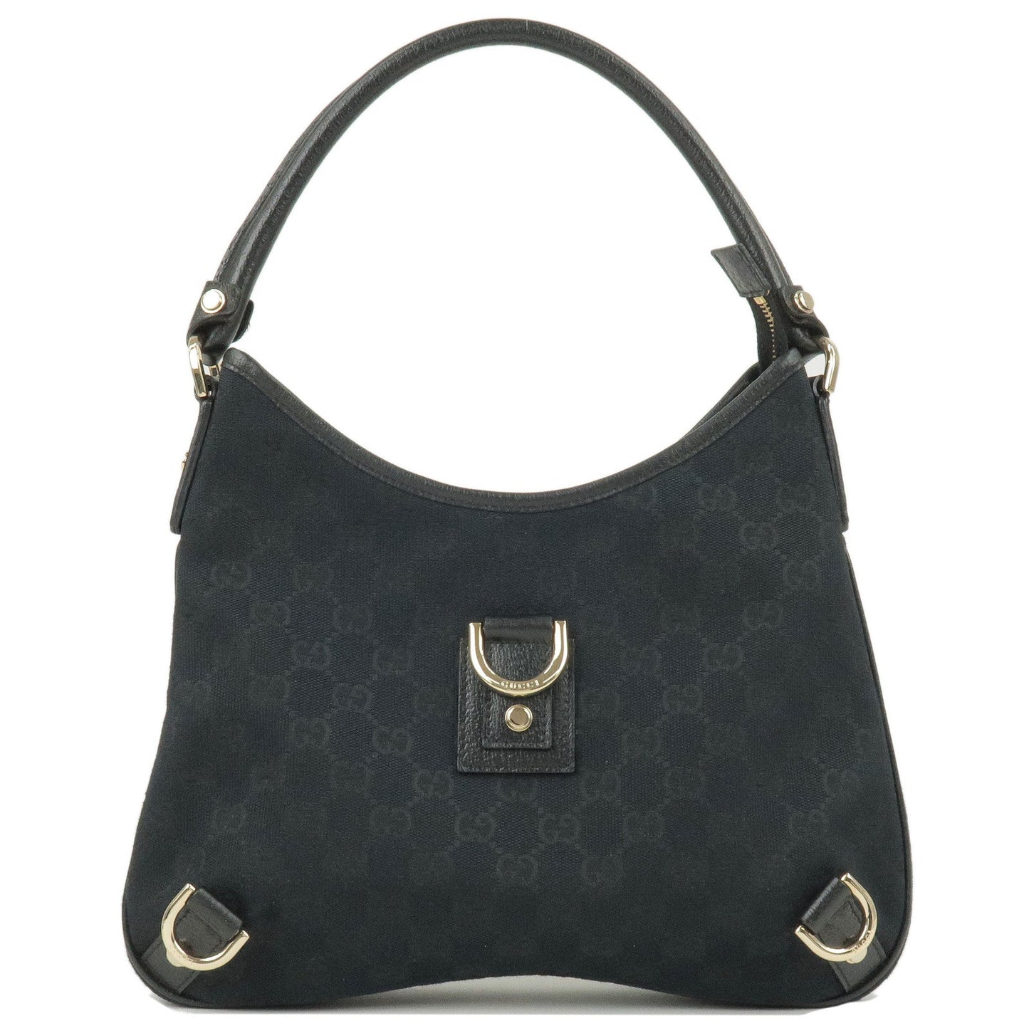 Luxury Gucci Trending 2025 Abbey GG Canvas Leather Shoulder Bag Black 130738