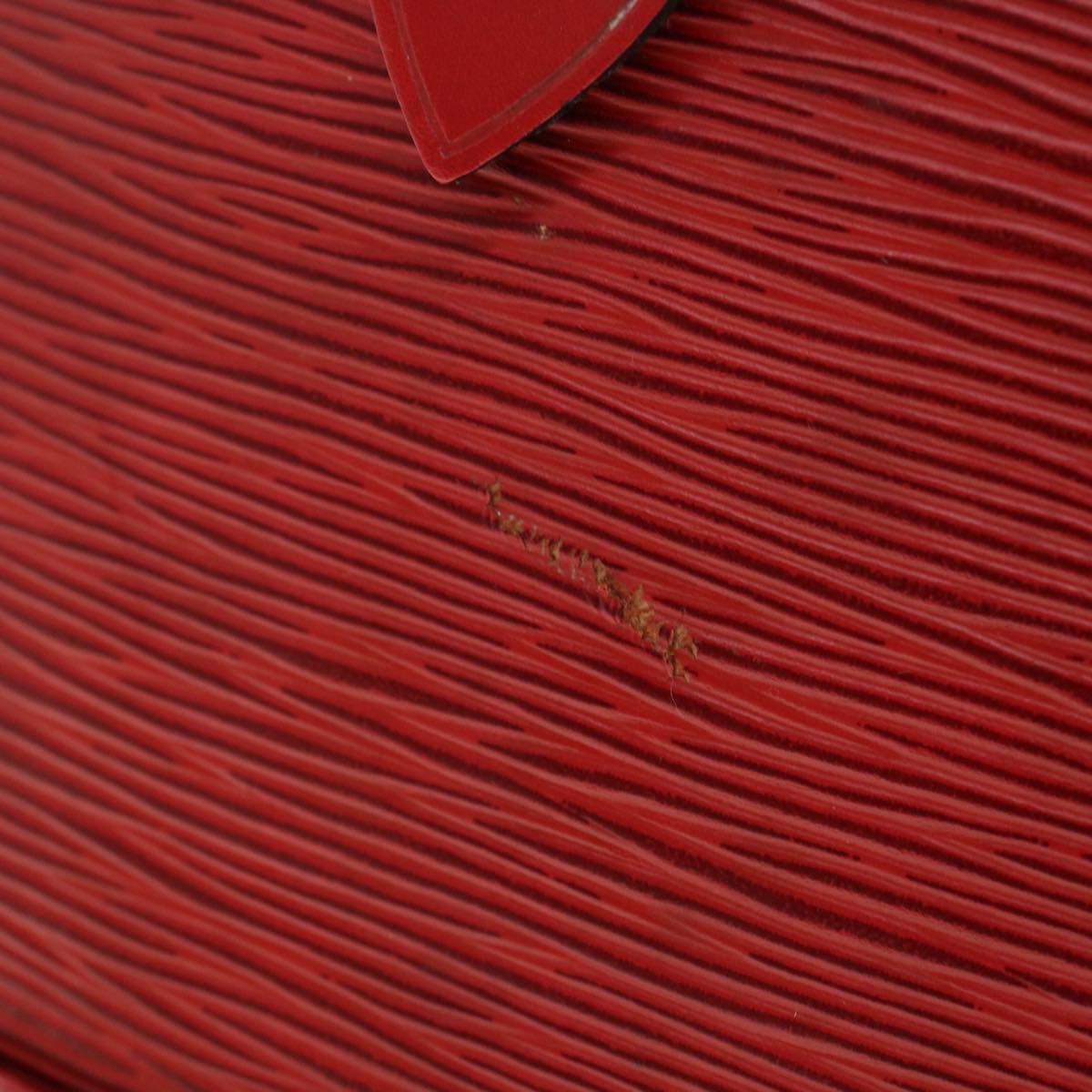 LOUIS VUITTON Epi Keepall 50 Boston Bag Vintage Red M42967 LV 35939