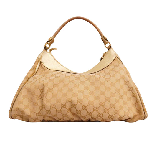 Gucci D-Ring Canvas Shoulder Bag ()