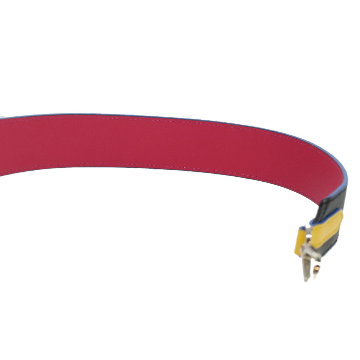LOUIS VUITTON Epi Shoulder Strap 38.2"" Black Pink Yellow J02297 LV 36419A