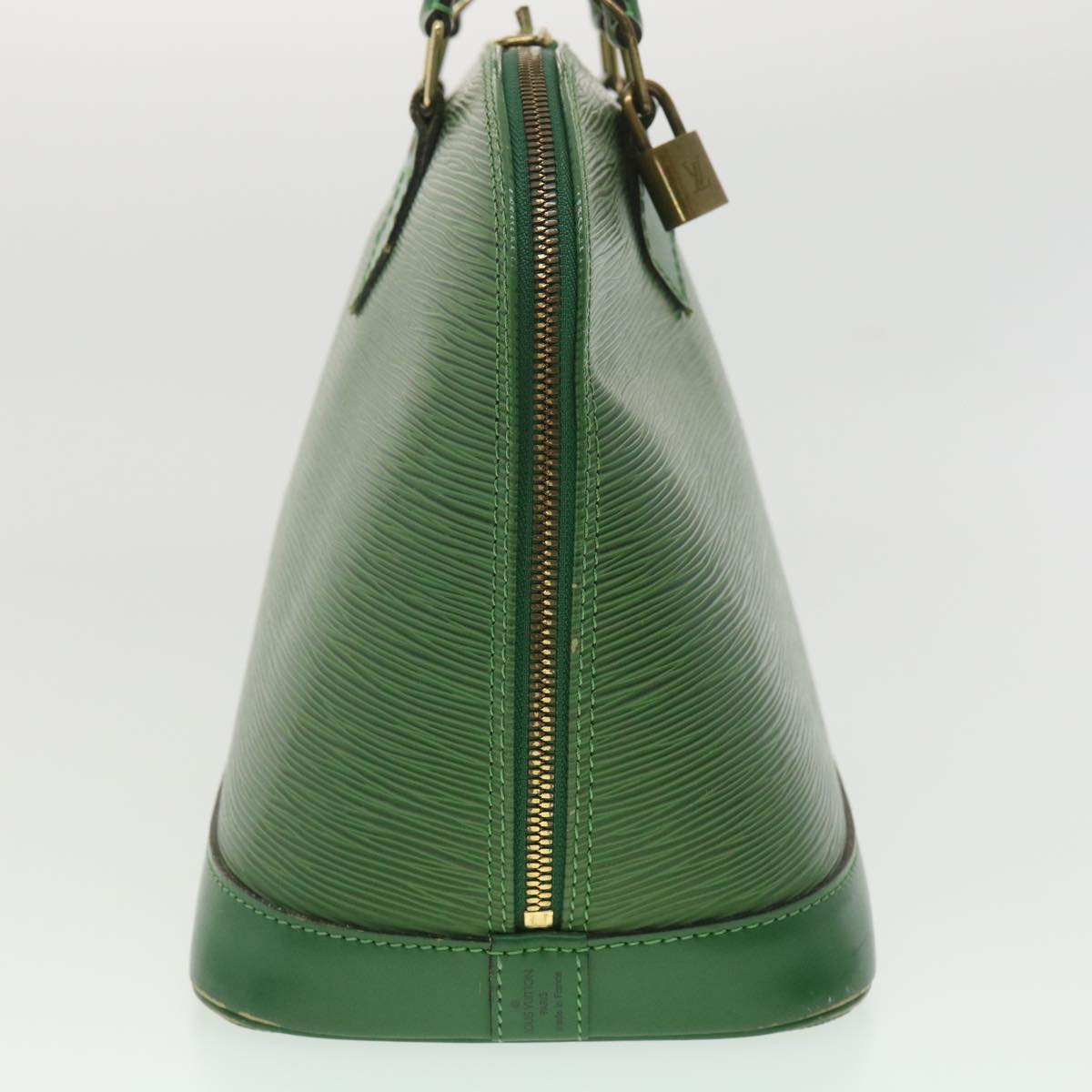 LOUIS VUITTON Epi Alma Hand Bag Green M52144 LV 36517