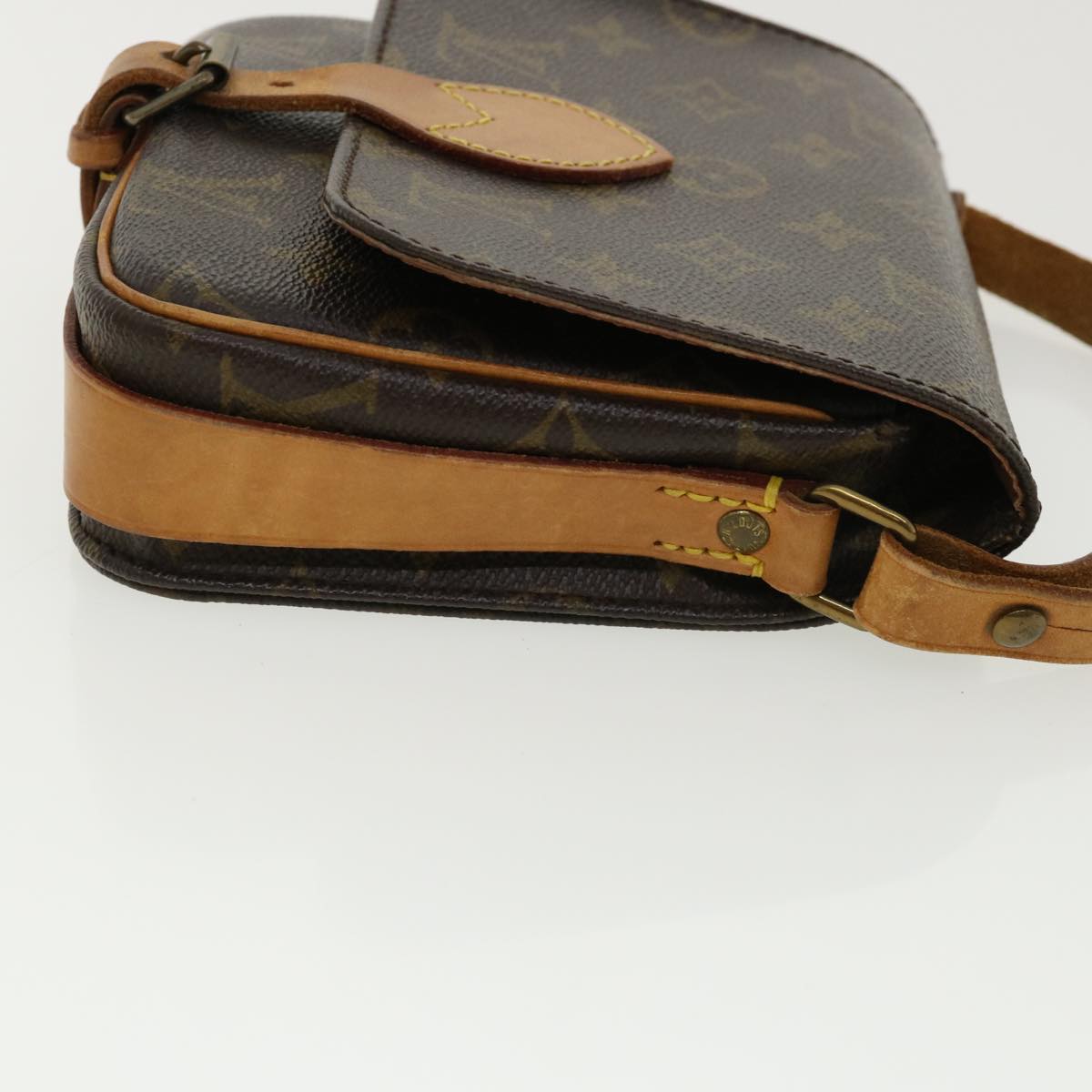 LOUIS VUITTON Monogram Cartouchiere PM Shoulder Bag M51254 LV 36601