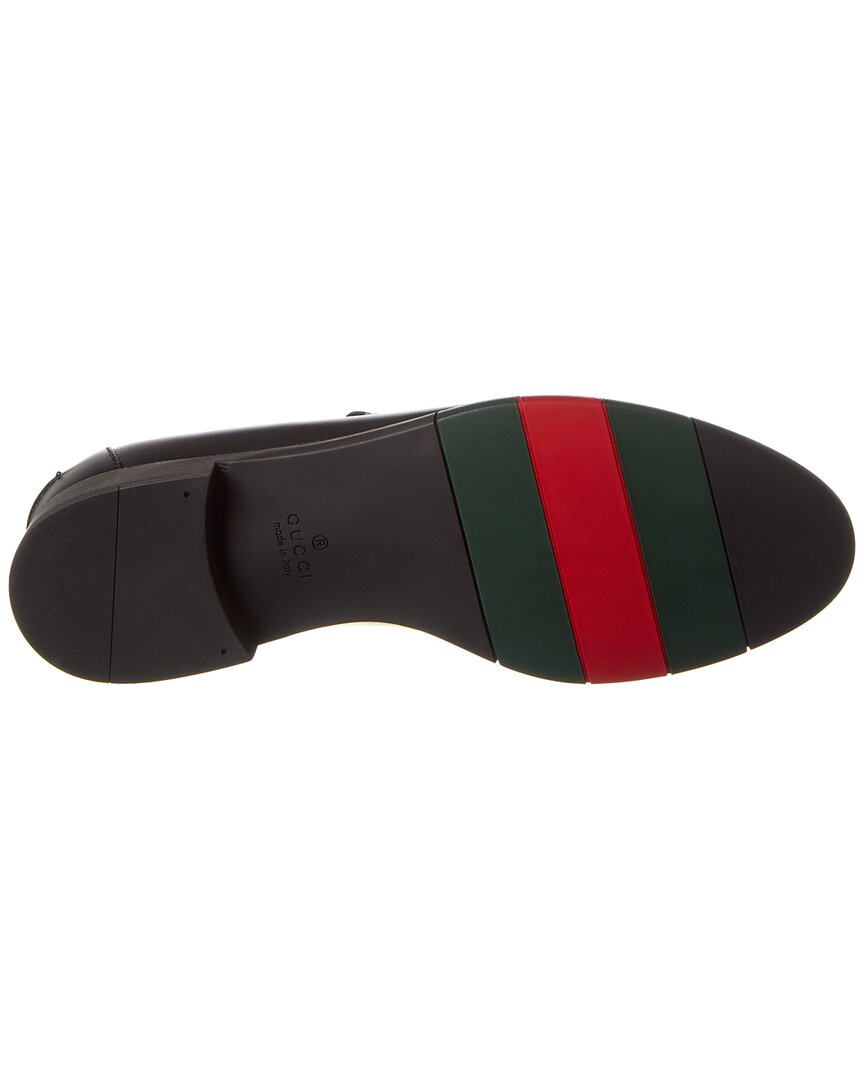 Luxury Gucci Trending 2025 Web Leather Loafer