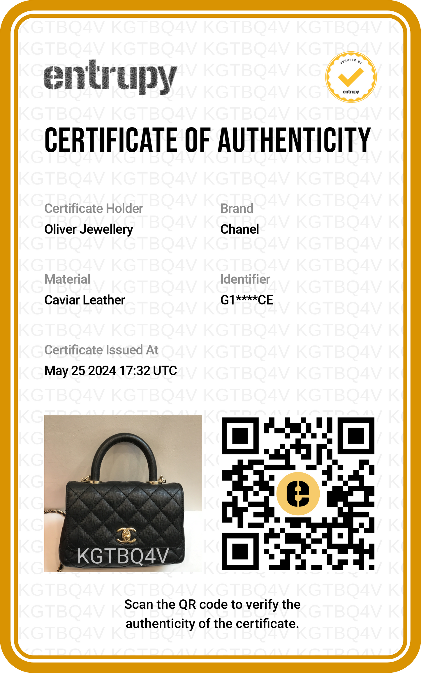 Chanel 2023 Black Quilted Caviar Extra Mini Coco Handle Flap Bag
