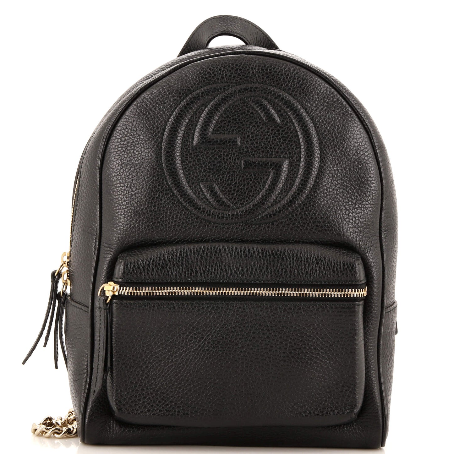 Luxury Gucci Trending 2025 Soho Chain Backpack Leather