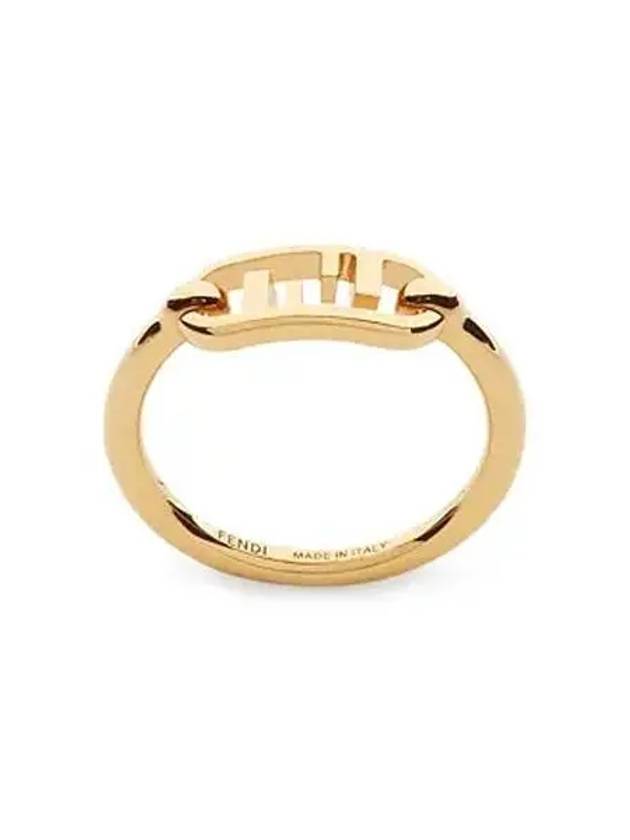 Luxury Fendi O'Lock Ring Gold