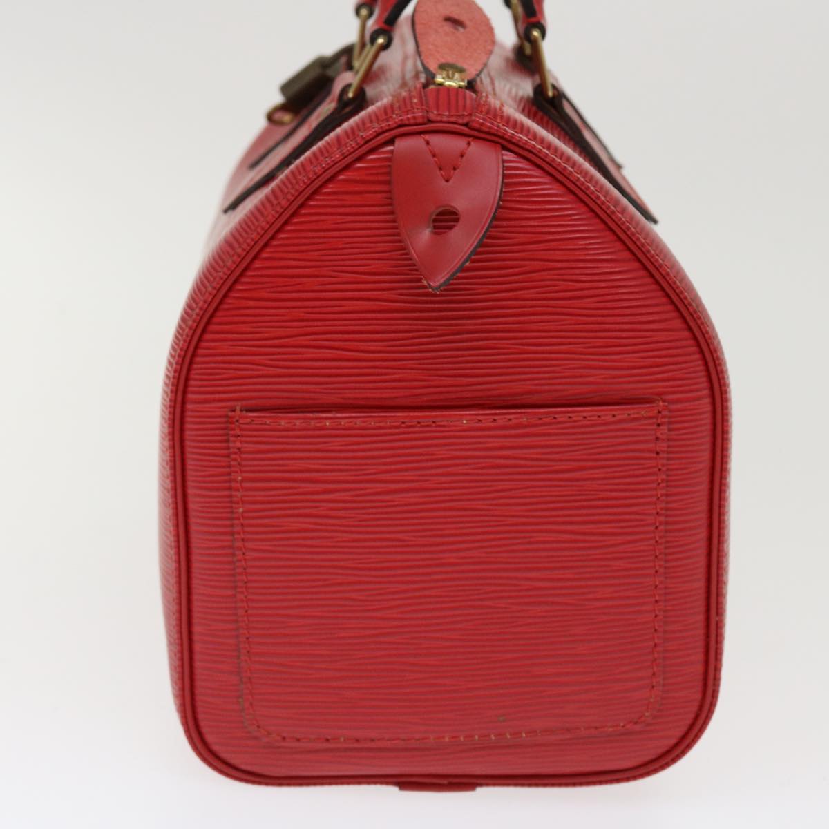 LOUIS VUITTON Epi Speedy 25 Hand Bag Red M43017 LV 37533
