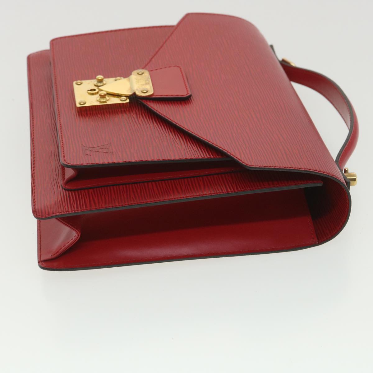 LOUIS VUITTON Epi Monceau Hand Bag 2way Red M52127 LV 37799