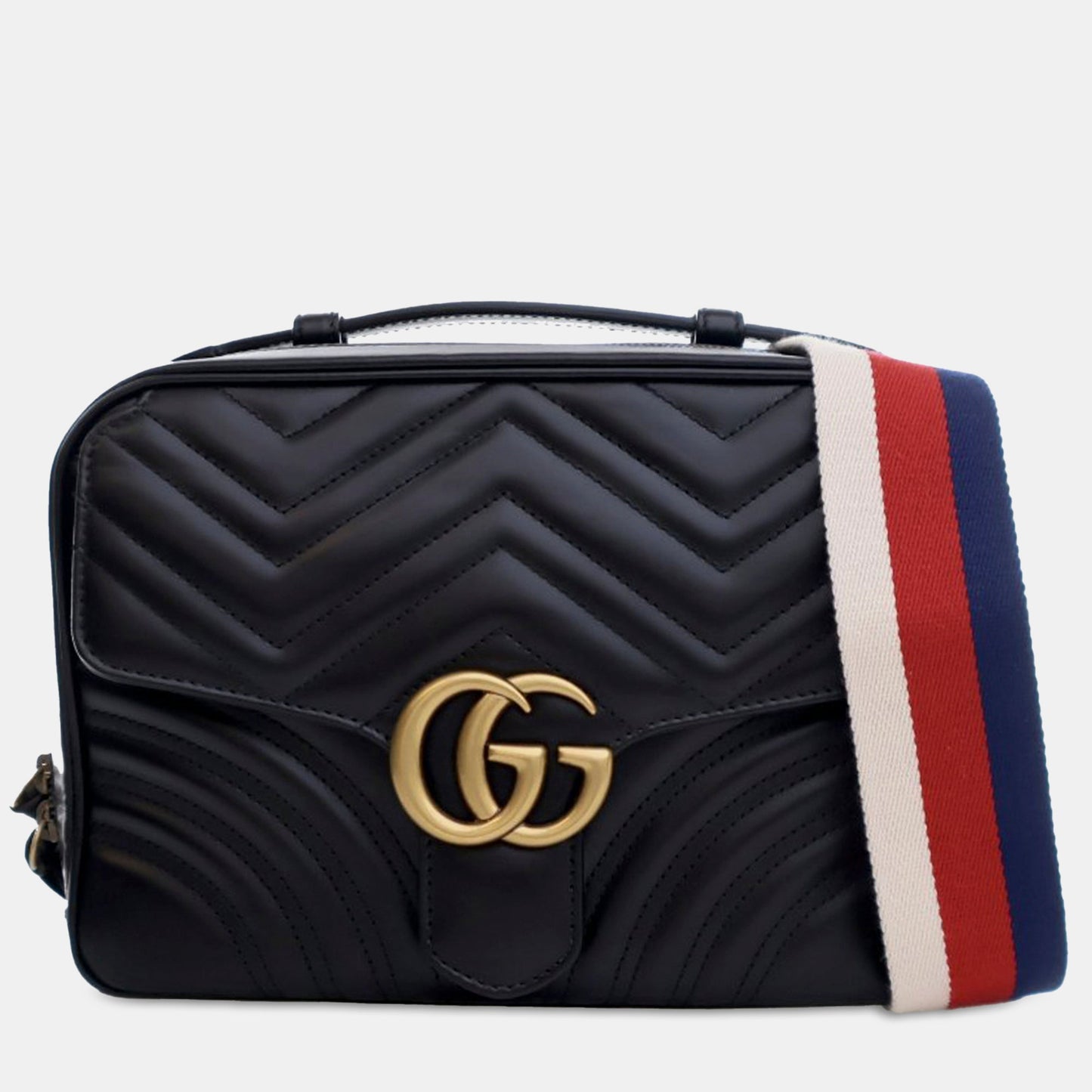 Luxury Gucci Trending 2025 Small GG Marmont Sylvie Top Handle Satchel