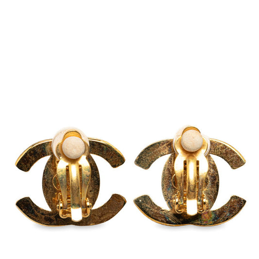 Chanel Vintage Coco Turnrock Motif Earring G CHANEL Ginestapo