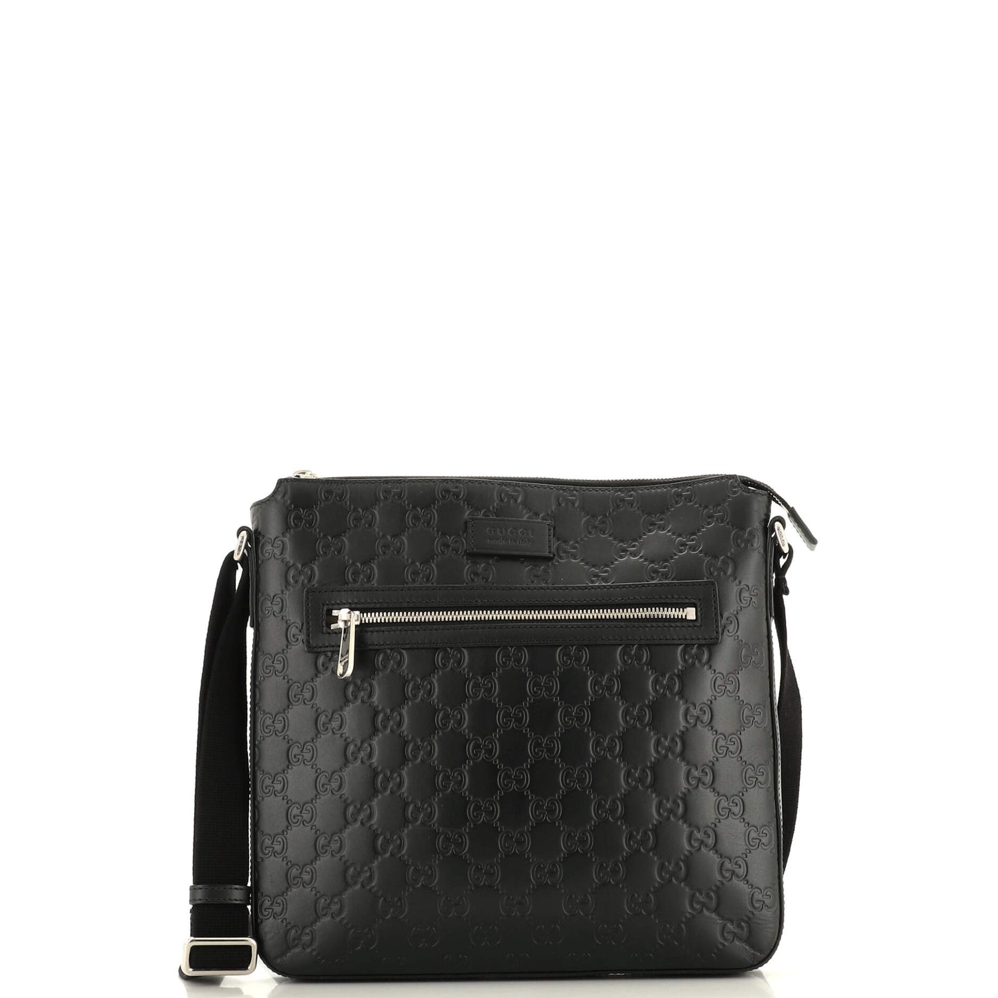 Luxury Gucci Trending 2025 Signature Zip Messenger Bag Luxury Gucci Trending 2025ssima Leather Medium