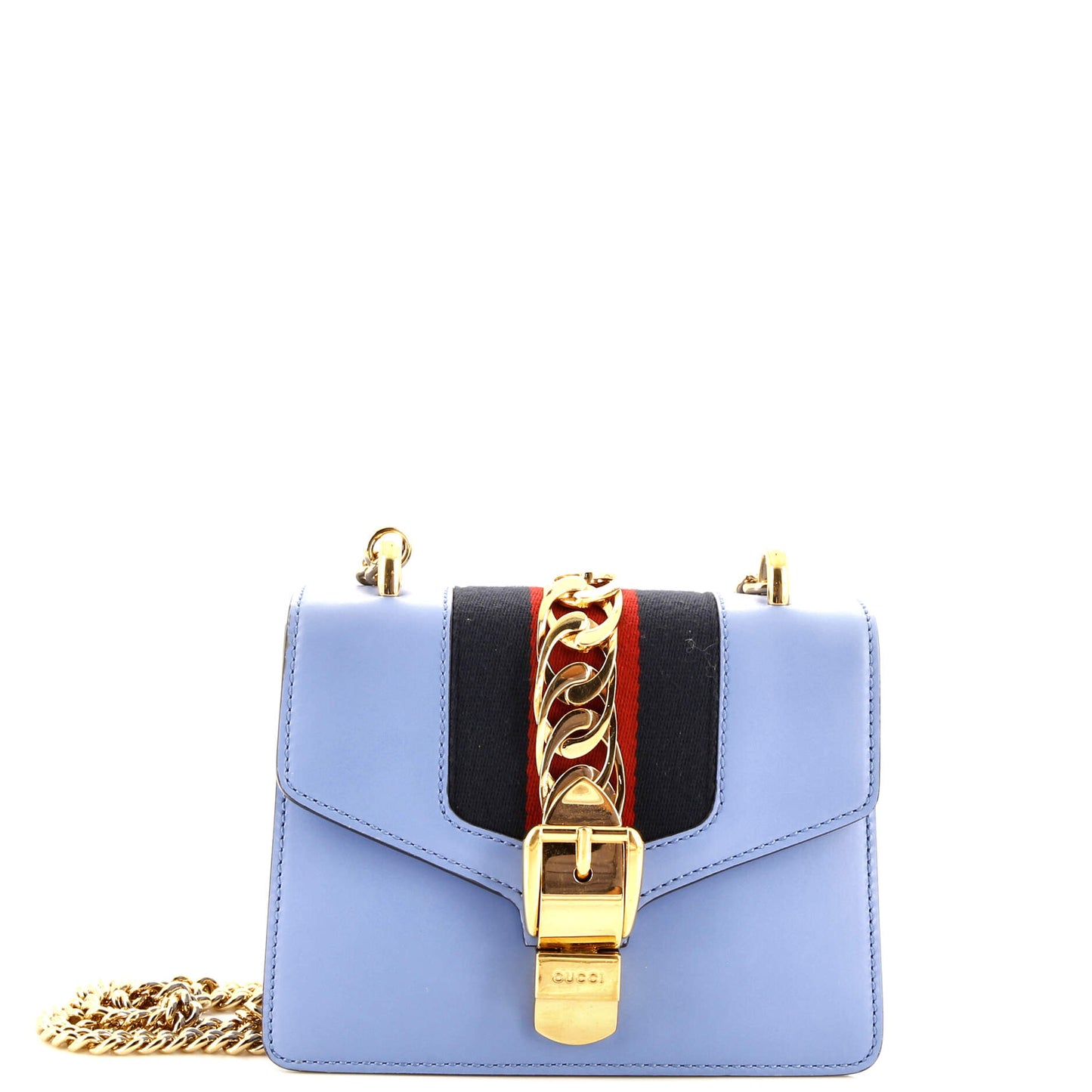 Luxury Gucci Trending 2025 Sylvie Chain Shoulder Bag Leather Mini