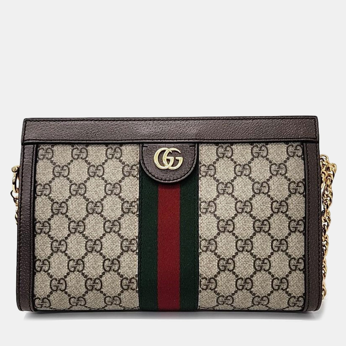 Luxury Gucci Trending 2025 Beige Leather Ophidia GG Supreme Shoulder Bag