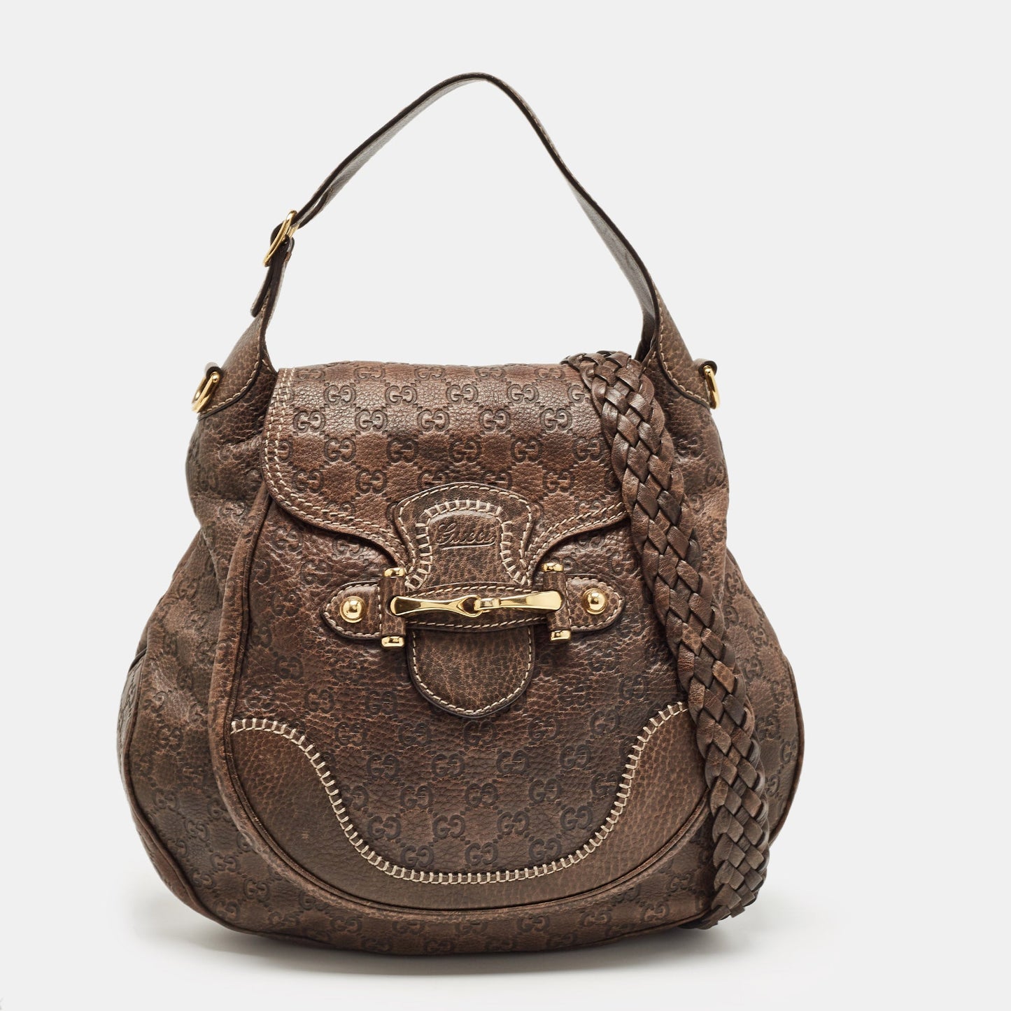 Luxury Gucci Trending 2025 Brown Luxury Gucci Trending 2025ssima Leather Large New Pelham Hobo