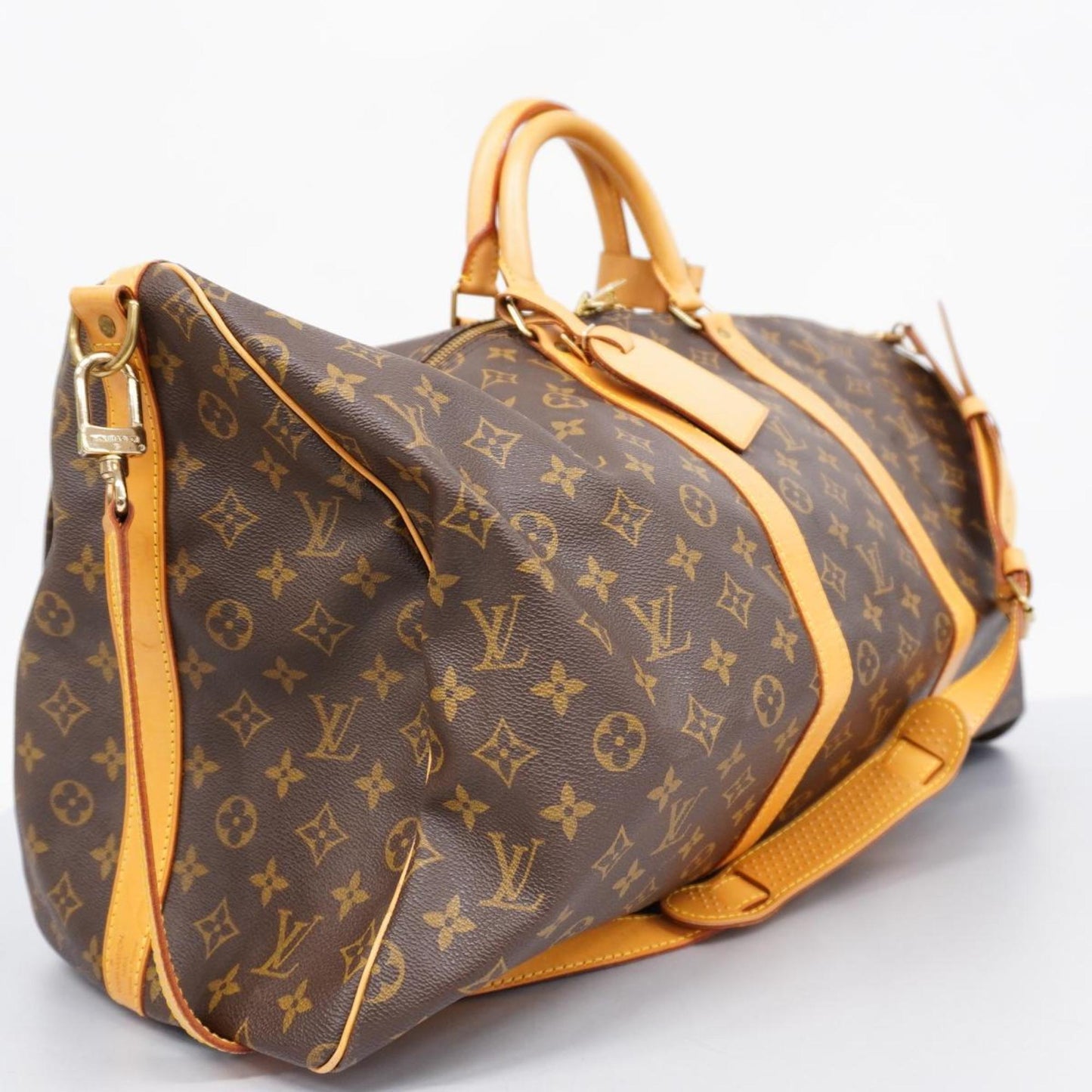Louis Vuitton Keepall Bandouliere 55 Canvas Travel Bag ()