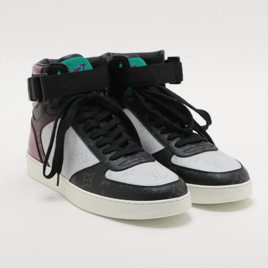 Louis Vuitton Rivoli Line 18 Years Leather Patent Hi-Cut Sneaker 6.5 Men Multicolor MS0198 Monogram Box Bag