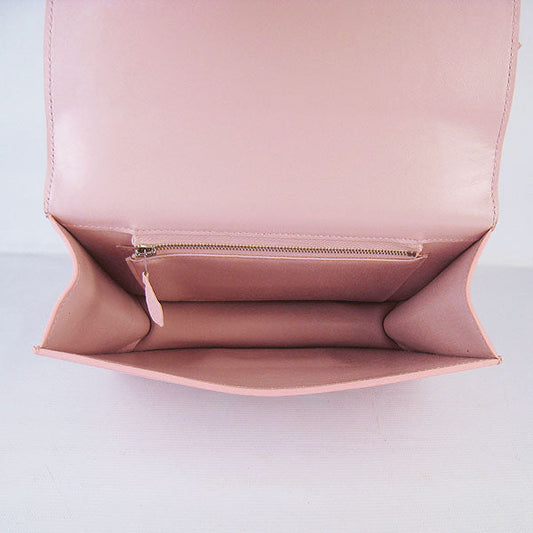 Luxury Hermes Constance Cowskin Leather Bag H017 pink silver
