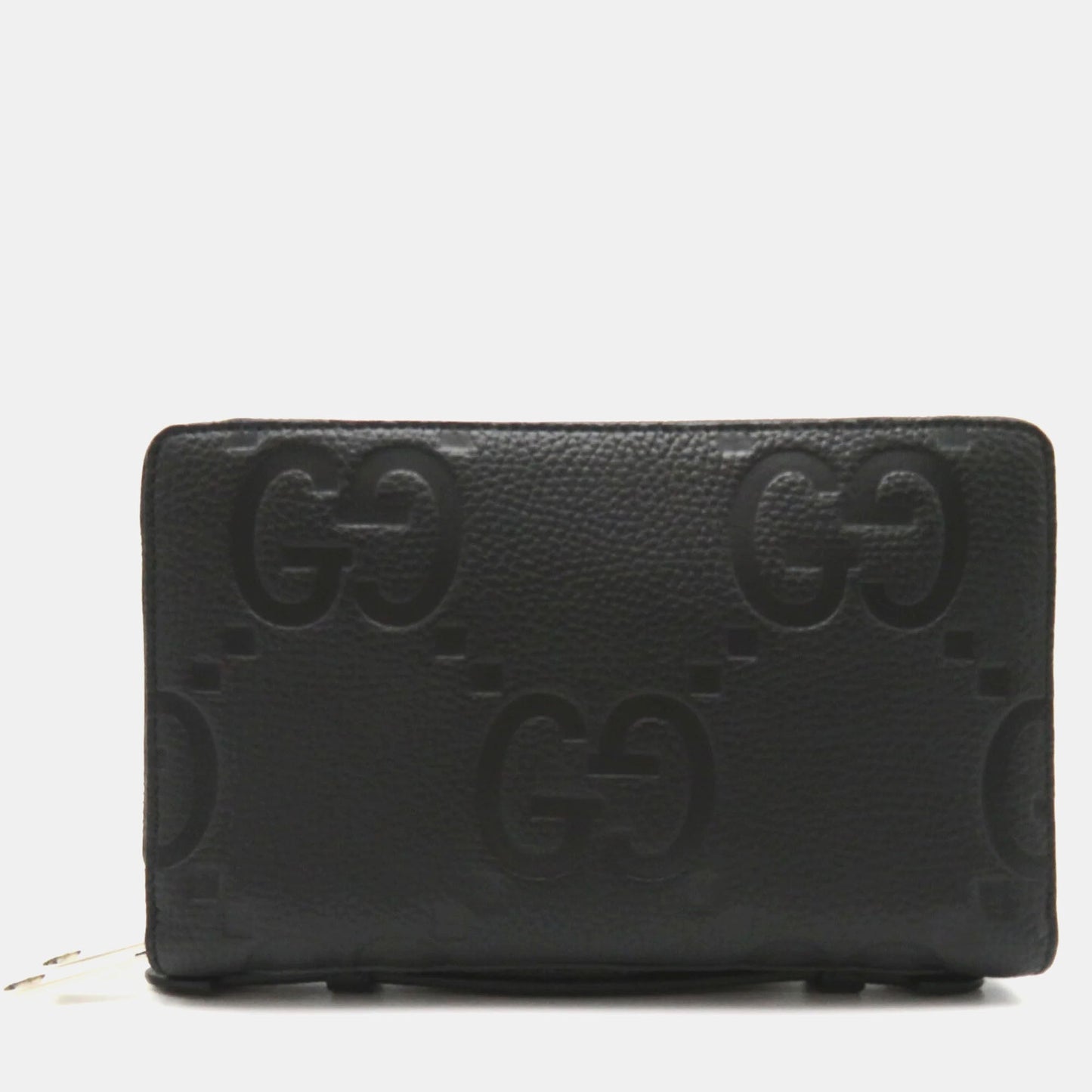 Luxury Gucci Trending 2025 Black Leather Jumbo GG Wallet
